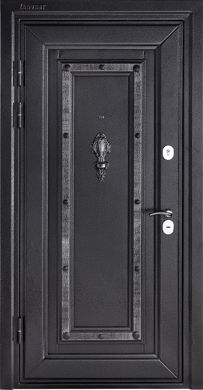 картинка Престиж 6 чёрный с серебром  от Гипермаркета дверей «Контракт»