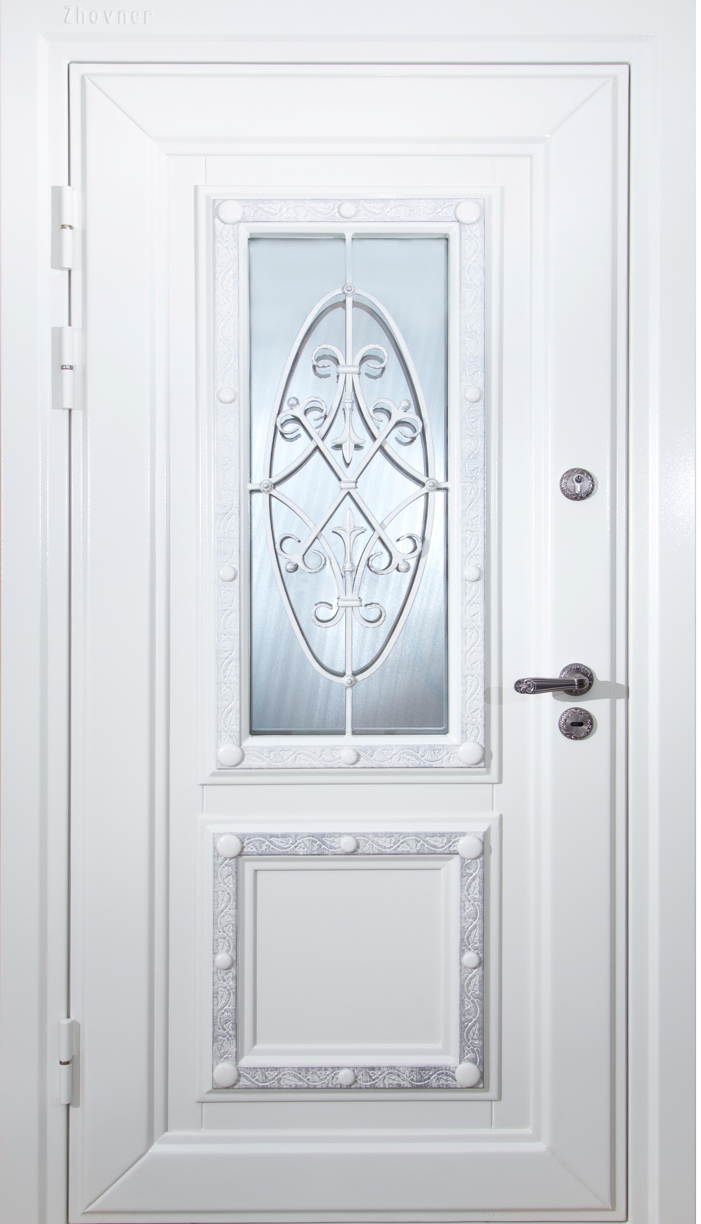 картинка Фаберже белый с серебром  от Гипермаркета дверей «Контракт»